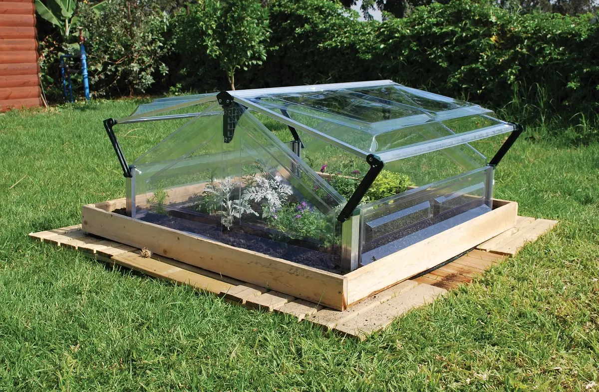 Double Cold Frame Greenhouse 3x3