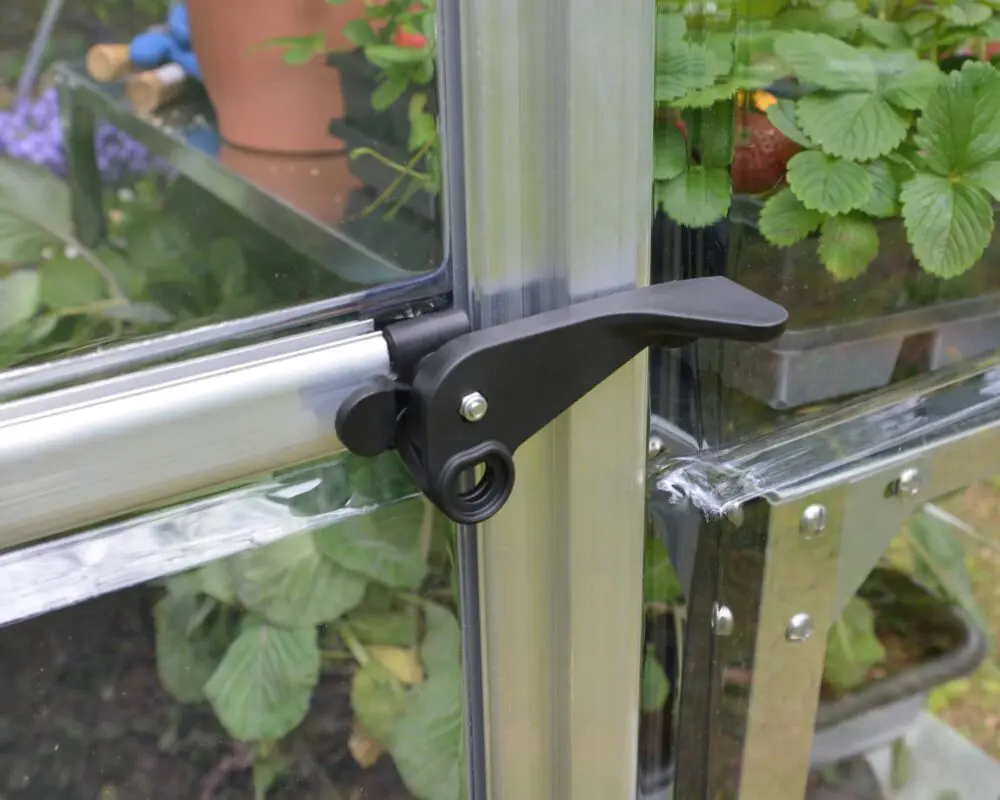 greenhouse lockable door handle