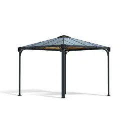 Palram - Canopia Garden Gazebos Palermo 3000 Grey Bronze new