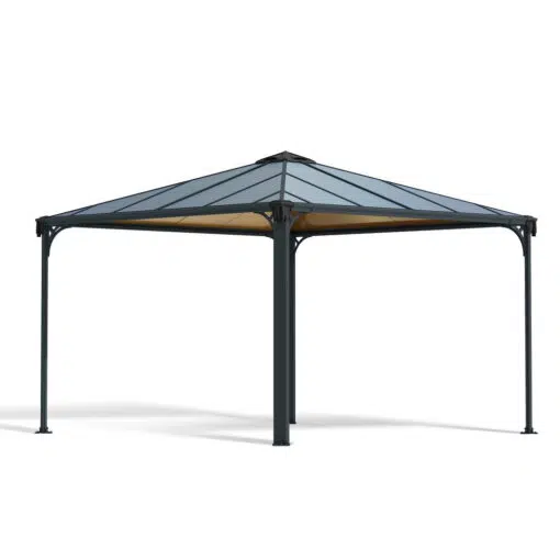 Palram - Canopia Garden Gazebos Palermo 3600 Grey Bronze new