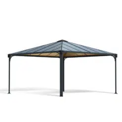 Palram - Canopia Garden Gazebos Palermo 4300 Grey Bronze new