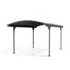 Palram Canopia Carports Vitoria 10x17 3x5 Grey Opaque Grey