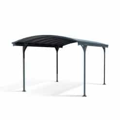 Palram Canopia Carports Vitoria 10x17 3x5 Grey Opaque Grey