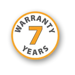 7 years warranty