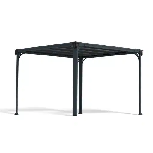 Palram Canopia Garden Gazebo Milano 3000 Grey Grey