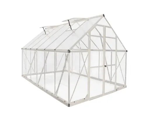 Silver frame greenhouse 8x12'