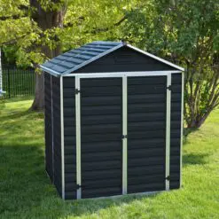 Skylight Storage Sheds 6x5 Midnight Grey