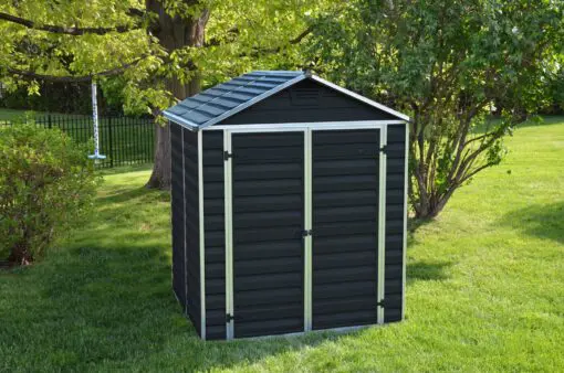 Skylight Storage Sheds 6x5 Midnight Grey