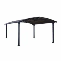 Arcadia 4300 DIY Carport Kit Grey - Broze | 430 x 359 cm