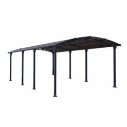 Arcadia 8500 DIY Carport Kit Grey - Broze | 858 x 359 cm