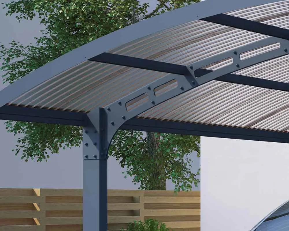 Arizona Wave 5000 Carport aluminium structure-scaled