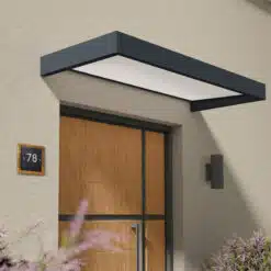 Palram Canopia Door Awnings Sophia 2.1 Grey - White Opal