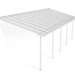 Palram Patio Covers Sierra 3x8.50 White Clear