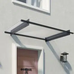 Palram Door Awnings Nancy 1500 Grey Clear