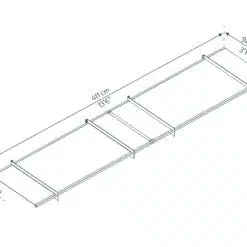 Palram Canopia Door Awnings Nancy 4100 Dimensions