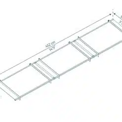 Palram Canopia Door Awnings Nancy 4500 Dimensions