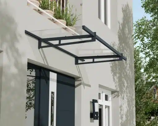 Palram Canopia Door Awnings Bremen 2050 Grey Clear