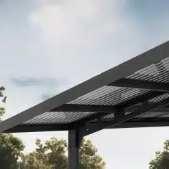 Palram-Canopia Carports Sydney 5000 Black Wave Solar Grey Polycarbonate Panels