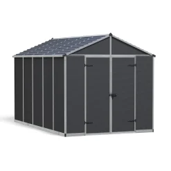 Palram_Garden_Sheds_Rubicon_8x12_Grey_CutOut